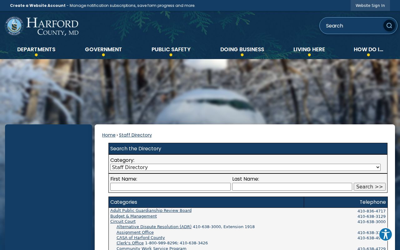 Edgewood people search in the Harford County directory