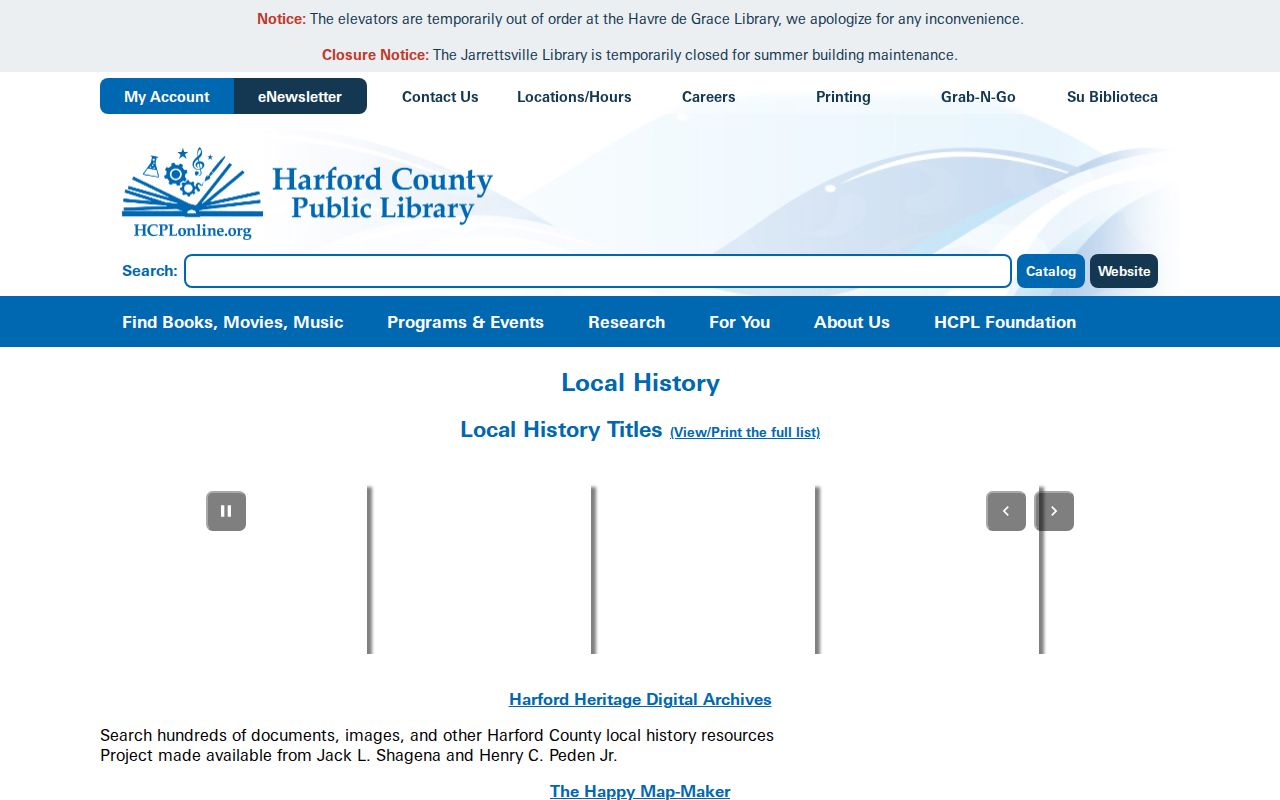 Edgewood people search through Harford local history sources